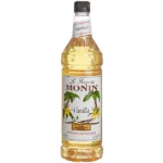 Monin Premium Vanilla Flavoring Syrup 1 Liter - 2/Pack